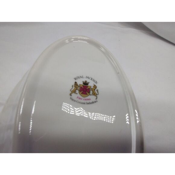 Royal Jackson Cherry Branch Oval Serving Bowl 10 inches Vintage Cottagecore - Picture 9 of 10